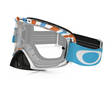 Oakley Goggles O2 MX RPM Orange Blue w/Clear Goggle - Hanskat - 670-0026 - 1