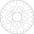 Brembo Serie Oro jarrulevy - Jarrulevyt - 232-68B407M6 - 1