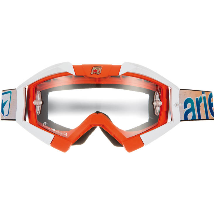 Ariete Riding Crows Basic, Oranssi/valkoinen - Hanskat - 69-011-06 - 1