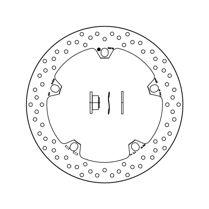 Brembo Serie Oro jarrulevy - Jarrulevyt - 232-168B407D6 - 1