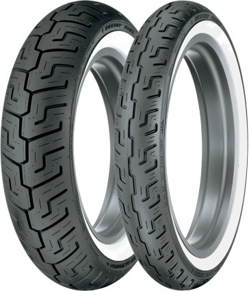 Dunlop D401 MWW 150/80B16 71H TL Re. Harley-Davidson (Medium Whitewall) - Renkaat - 544-631716 - 1