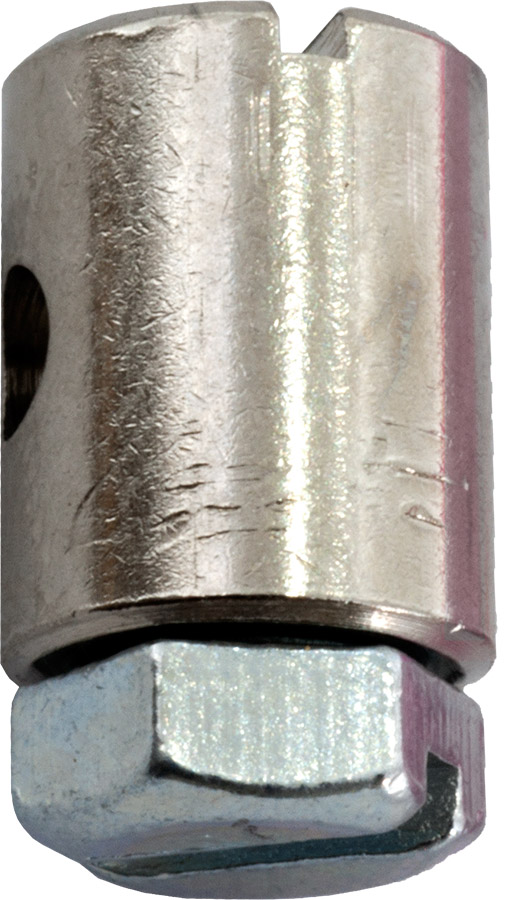 Fix Ruuvinippa, Ø 7,0mm , pituus 9,0mm , vaijeri Ø 2,5mm , (10kpl) - Vaijerit ja nipat - 7-226 - 1