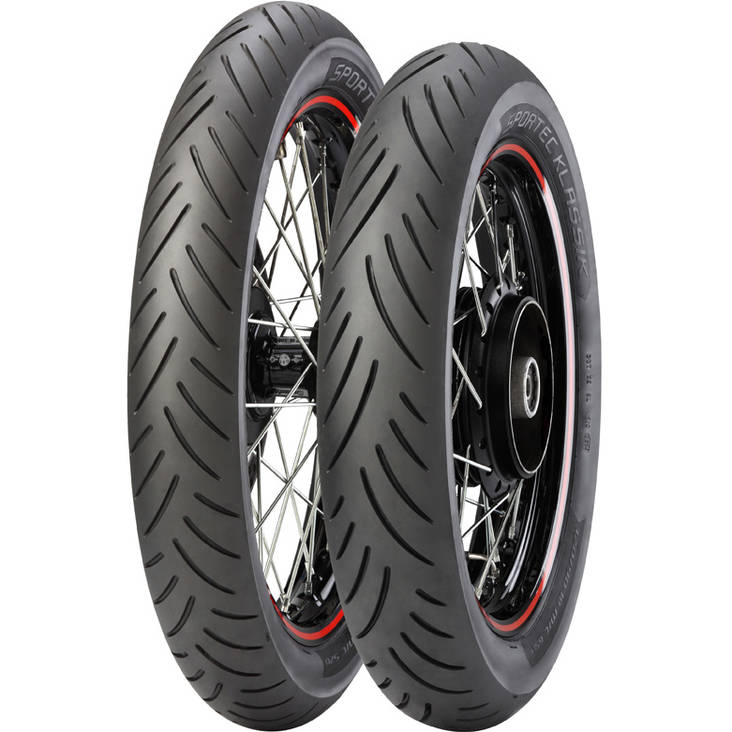 METZELER Sportec Klassik 110/80 V 17 M/C (57V) TL F - Renkaat - 34-25506 - 2