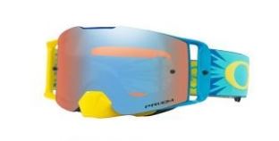 Oakley Goggles Front Line SX Dazzle Dyno Blue Org w/ Dual Prizm Sapphire - Hanskat - 670-7087-26 - 2
