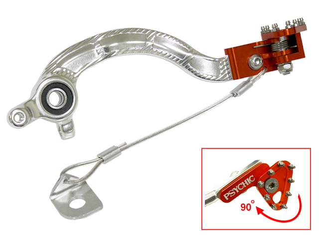 Psychic jarrupoljin KTM 65SX 09-14 oranssi - Polkimet ja jalkatapit - 394-02116 - 2