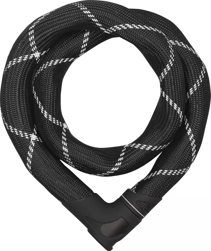 Abus Ketju+lukkoyhd. Iven 8210/110 - Lukot ja hälyttimet - 49-55153-6 - 1