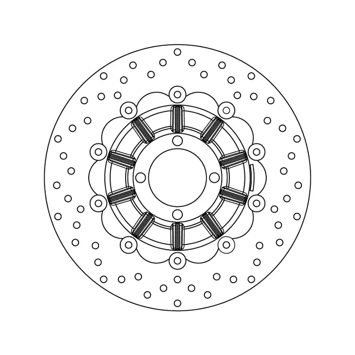 Brembo Serie Oro jarrulevy kelluva - Jarrulevyt - 232-78B40816 - 1