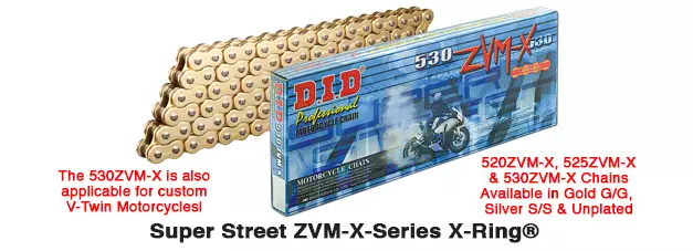 D.I.D 520ZVM-X Ketju+Niittil. (ZJ) - Ketjut - 283-520050-116 - 3