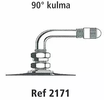MICHELIN sisärengas 140/150/90, 170/180/70-15 15MJ venttiili 2171, 90 astetta - Sisärenkaat - 012116 - 1