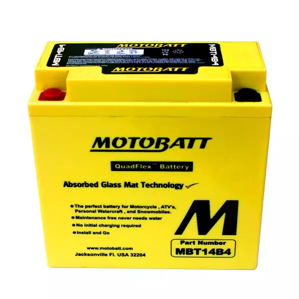 Motobatt akku, MBT14B4 - Akut - 14-516 - 1