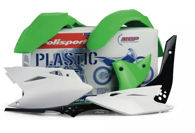 Polisport plastic kit KX450F 13-15 white - Muovisarjat - 178-90546 - 1
