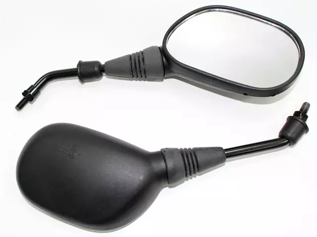 Tec-X Peili, Yleismalli, Skootterimalli, Musta, M8 (oikea- / oikea kierre), Pari - Peilit - 307-4096 - 2