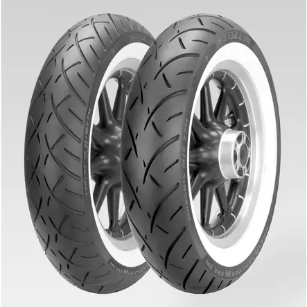 METZELER ME 888 Marathon Ultra WW 130/80 B 17 M/C 65H TL Fr. (WHITEWALL) - Renkaat - 34-24077 - 2