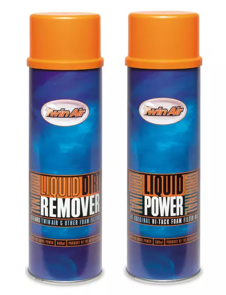 Twin Air Liquid Power Spray + Liquid Dirt Remover Spray Pak (2x500ml) (IMO) - Suodatinöljyt - 201-15-9007 - 2
