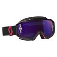 Scott Goggle Hustle MX black/fluo pink purple chrome works - Hanskat - 620-0403-7 - 2