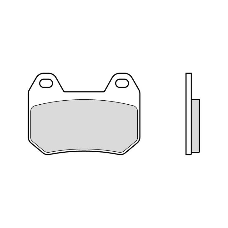 Brembo Jarrupalat Carbon-Ceramic - Jarrupalat - 231-BB2507 - 1