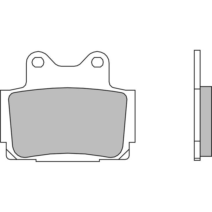 Brembo Jarrupalat Carbon-Ceramic - Jarrupalat - 231-YA1207 - 1