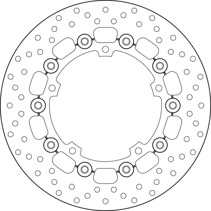 *Brembo Serie Oro jarrulevy kelluva - Jarrulevyt - 232-78B40837 - 1