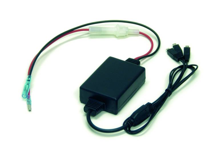 CAMOS BTS 12V laturi 3-laitteelle - Kypäräpuhelimet - 29-7357 - 1