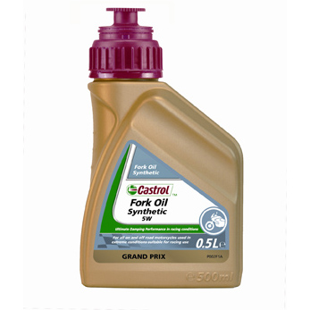 Castrol Fork Oil Synthetic 5W 500 ml - Iskunvaimennusöljyt - 55-467 - 1