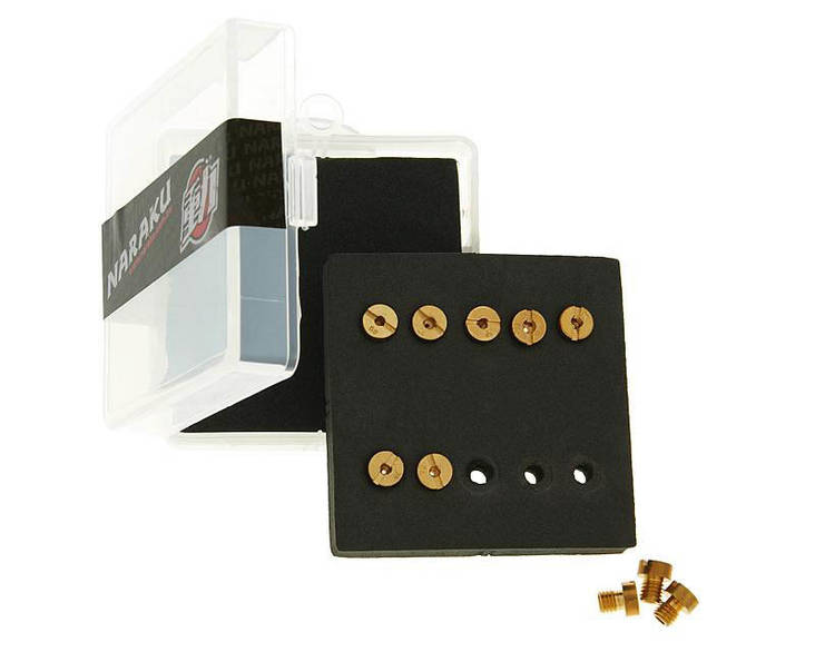 Naraku Suutinlajitelma, 5mm, #90 - #108 (10 kpl), Yhteensopiva: Dellorto - Tekniikka - 302-0097 - 1
