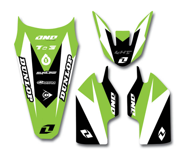 One KXF 250 13-15 DELTA GRAPHIC TRIM KIT - Tarrasarjat - 383-0207 - 1