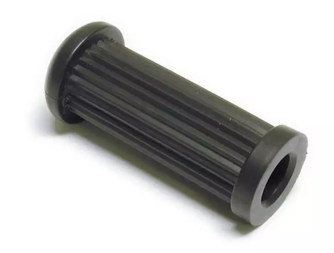 Jalkatapin kumi, sisä Ø 21mm, pituus 108mm - Polkimet ja jalkatapit - 307-1327 - 1