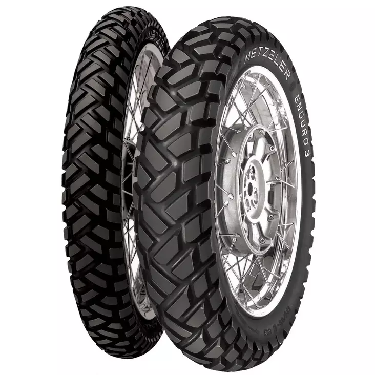 METZELER Enduro 3 Sahara 130/80 - 17 65T TL R - Renkaat - 34-01427 - 1