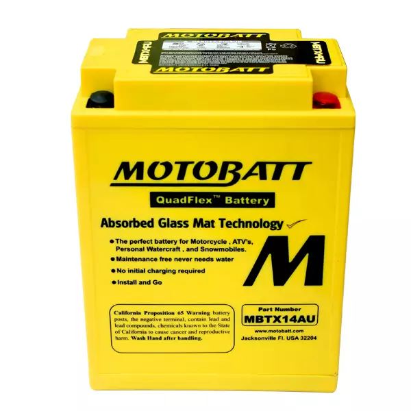 Motobatt akku, MBTX14AU - Akut - 14-517 - 1