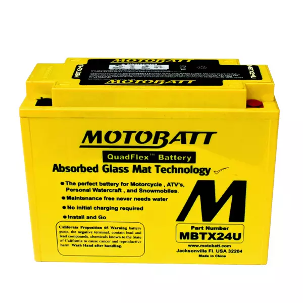 Motobatt akku, MBTX24U - Akut - 14-527 - 1