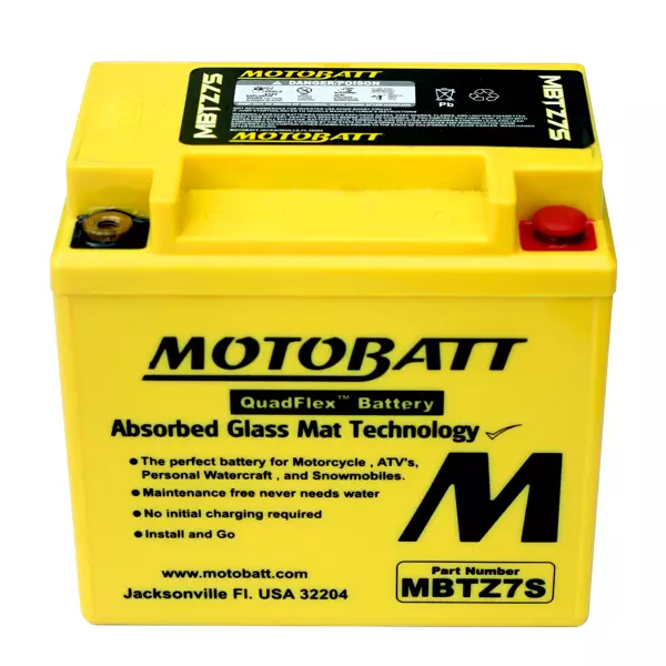 Motobatt akku, MBTZ7S - Akut - 14-507 - 1