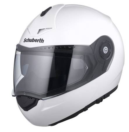 Hjälm Schuberth C3 Pro (utg) BLANK VIT L - Avattavat - 51-701-98 - 1