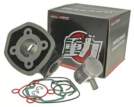 Naraku Sylinterisarja, 50cc, Piaggio / Gilera / Aprilia (Piaggio), nestejäähd. - Sylinterit ja kannet - 301-1108 - 1