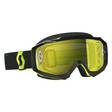 Scott Goggle Hustle MX black/fluo yellow yellow chrome works - Hanskat - 620-0403-8 - 1