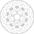 Brembo Serie Oro jarrulevy kelluva - Jarrulevyt - 232-78B40828 - 2