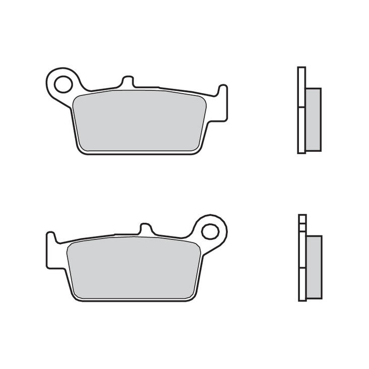 Brembo Jarrupalat Carbon-Ceramic - Jarrupalat - 231-07028 - 1