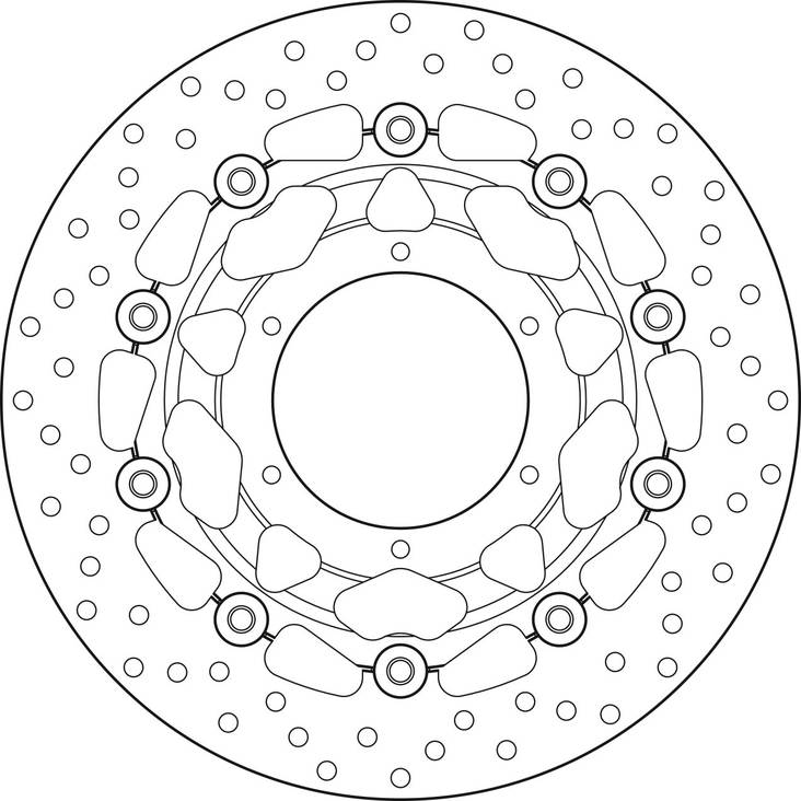 *Brembo Serie Oro jarrulevy kelluva - Jarrulevyt - 232-78B40838 - 1