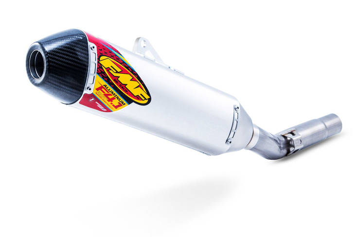 FMF KAWASAKI KX250F 17 S/S ALUM. FCTRY 4.1 RCT SLIP-ON MUFFLER W/R.CRBN CAP - Pakoputket 4-T - 315-042348 - 2