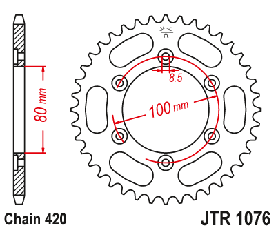JT Takaratas, 48, Rieju Spike - Takarattaat - 27-1095-48 - 1