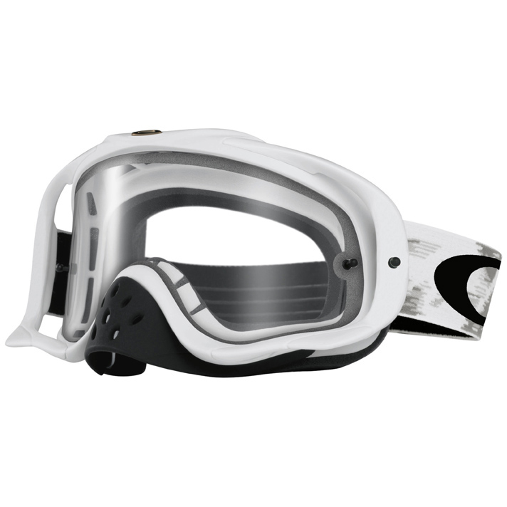 Oakley Goggles Crowbar Mx Matte White Speed Dual Clear - Hanskat - 670-0078 - 1