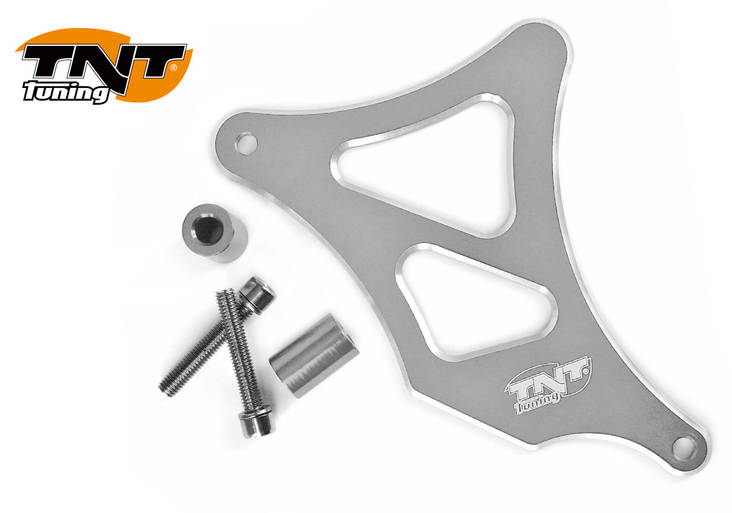 TNT Eturattaan suoja, Alumiini, Hopea, AM6 - Tuning osat - 306-4102-8 - 1