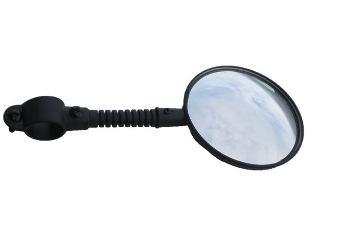 Tec-X Peili, Oikea / Vasen, Yleismalli, Musta, Laajakulma, Klemmari, Joustovarsi - Peilit - 307-3018 - 1