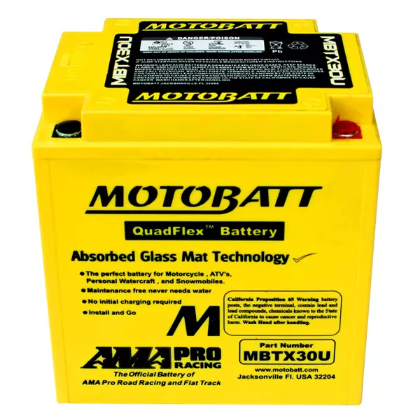 Motobatt akku, MBTX30U - Akut - 14-528 - 1