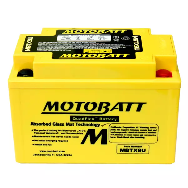Motobatt akku, MBTX9U - Akut - 14-508 - 1