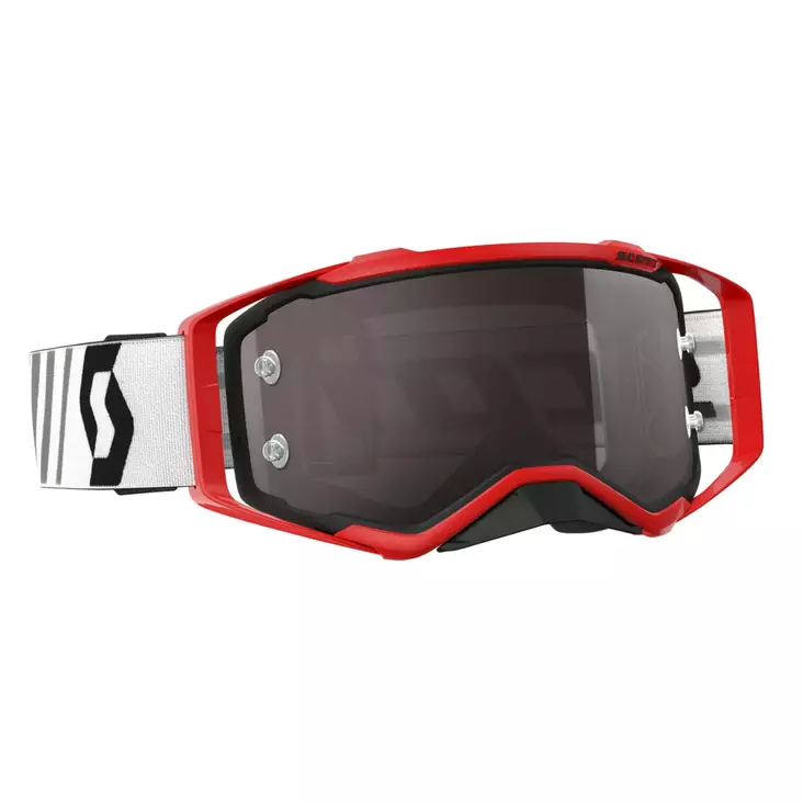 Scott Goggle Prospect red/black silver chrome works - Hanskat - 620-0400-8 - 1