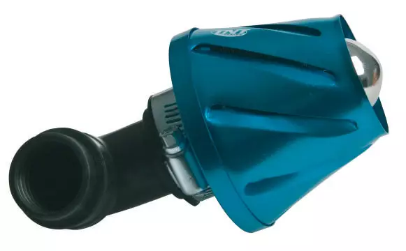 Tec-X Ilmasuodatin, EVO I, Hopea, Kiinitys Ø 28/32mm , Suora + 90° - Ilmansuodattimet - 302-0830-8 - 1