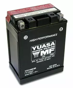 Yuasa akku, YTX14AH-BS (cp) - Akut - 14-218 - 1