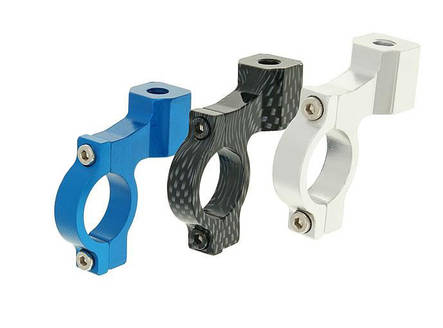 Peilin yleiskiinike, Carbon-kuvio, Ø 22mm tanko, M8 peili - Peilit - 306-4921-9 - 1