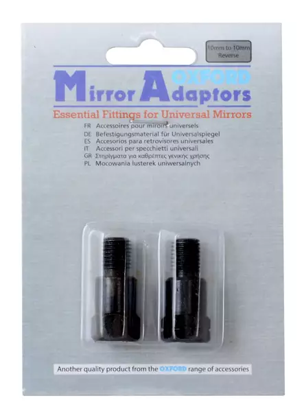Oxford Peili Adapterit - 10mm -> 10mm Vas.& jatkokpl. - Peilit - 30-3339 - 1