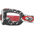 Oakley Goggles O2 MX Skull Rushmore Red w/Clear Goggle - Hanskat - 670-0029 - 1